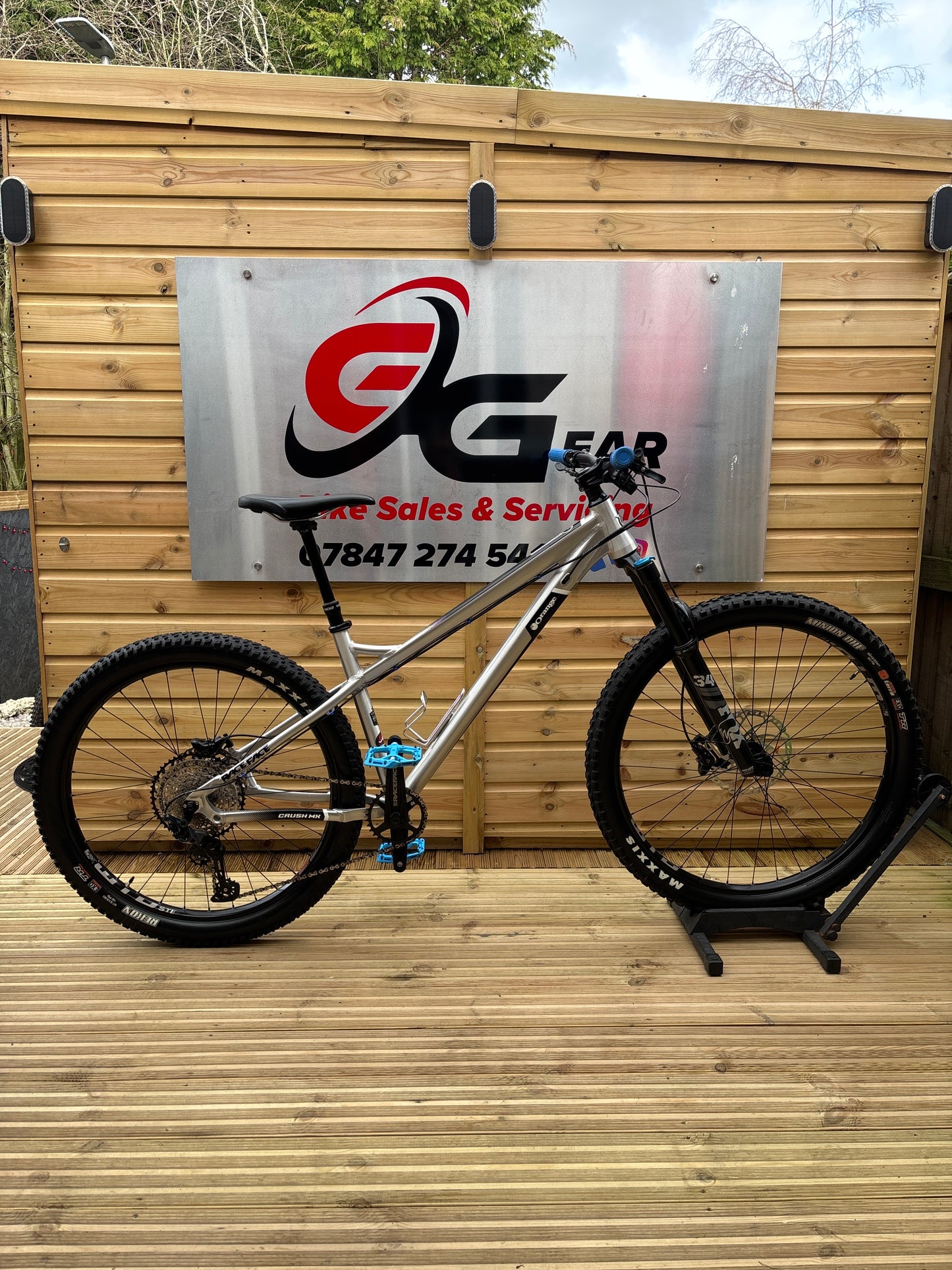 2021 Orange Crush MX Pro Ltd Hardcore Hardtail Mountain Bike