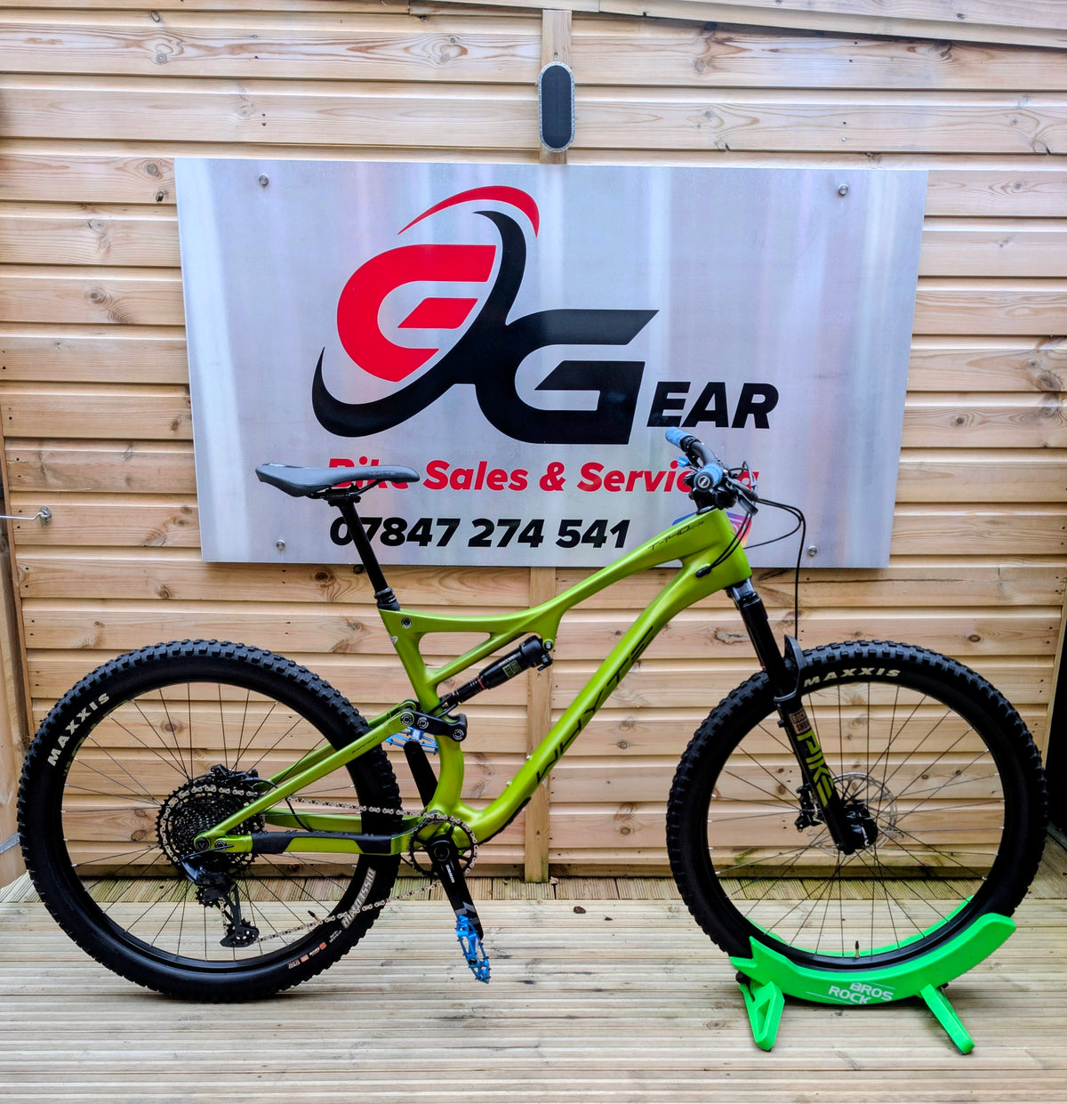 Whyte T-140cr Carbon full suspension mountain bike